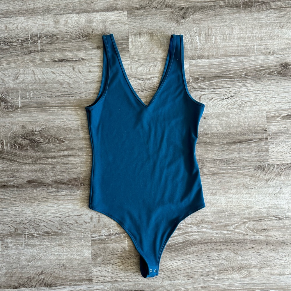 Abercrombie Size S Dark Teal Bodysuit